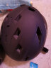 VOLOCOVER 专业滑雪头盔 一次成形 通风设计摩托 轮滑 安全 头盔带通风孔男女儿童单双板雪盔 黑色 M 码（52-55）建议大童 根据头围选择尺码 实拍图