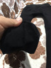 浪莎秋冬加肥加大碼打底褲襪女踩腳一體光腿神器胖mm保暖褲加絨加厚 黑色連襪(380克加絨加厚) 1條 2XL 加大碼【適合105-180斤】 曬單實拍圖