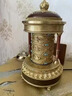 藏族轉經(jīng)簡擺件慧寶?；垴壵檗D輪純銅擺件電動家用桌面桶轉筒 小號 曬單實拍圖
