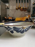 千代源藍唐草碗餐具日本進(jìn)口輕量瓷陶瓷飯碗釉下彩日式家用面碗湯碗缽碗 8.7英寸深盤(pán) 曬單實(shí)拍圖