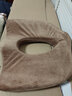 溫倫坐墊痔瘡美臀產(chǎn)后腰椎尾椎骨船型中空坐墊辦公室坐墊屁墊產(chǎn)婦 5代咖啡色 46cm*38cm*7cm 曬單實(shí)拍圖