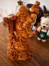正宗府崖柏木雕財(cái)貫滿盈布袋彌勒佛人物擺件實(shí)木家居供奉笑佛古典工藝品 崖柏布袋彌勒擺件配禮盒 約15*8cm 重量192.3g 曬單實(shí)拍圖