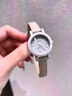 蕉遲多巴胺小表盤(pán)女士手表輕奢學(xué)生高中生新款時(shí)尚簡(jiǎn)約女表防水極簡(jiǎn)風(fēng) 奶白透灰 西鐵城機芯 曬單實(shí)拍圖