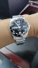 浪琴（LONGINES）瑞士手表 康卡斯?jié)撍盗?機(jī)械鋼帶男表 L37814566 黑色太陽(yáng)飾紋41.0 mm 曬單實(shí)拍圖