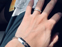歐蜜拉輕奢大氣925純銀戒指男時(shí)尚潮流疊戴指環(huán)簡(jiǎn)約百搭開(kāi)口戒 勝利之環(huán)戒指（開(kāi)口可調節） 曬單實(shí)拍圖
