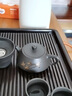 瑯庭琊坊 黑泥紫砂功夫茶具家用客廳描金泡茶壺茶杯辦公會客整套高檔送禮禮盒裝 黑泥金竹(禮盒裝) 10頭 曬單實拍圖