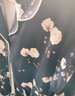 輝豹（HUIBAO）睡衣女士春秋季純棉長(cháng)袖黑色韓版開(kāi)衫居家服女秋款碎花家居服套裝 G8196#碎花 L 【建議100-120斤】 曬單實(shí)拍圖