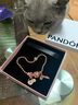 潘多拉（PANDORA）串珠密鑲手鏈玫瑰金色簡約高級時尚百搭疊戴教師節(jié)禮物密鑲簡約手鏈19cm 曬單實(shí)拍圖