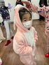 多妙屋恐龍睡衣兒童連體珊瑚絨寶寶男童女童加厚造型卡通動(dòng)物連身家居服 恐龍粉【加厚雙層款】 120 cm（參考身高110~120cm） 曬單實(shí)拍圖