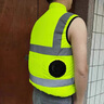 柏溪恩帶風(fēng)扇的衣服工作服戶外降溫空調(diào)服反光條馬甲夏季工作充電背心 馬甲空調(diào)服(馬甲+風(fēng)扇+線)綠 2XL 曬單實(shí)拍圖