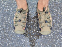 探路者（TOREAD）沙滩鞋 春夏情侣包头鞋 户外涉水凉鞋 TFGGCL81990 丛林绿黑色43 实拍图
