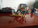 法帝班奧 FADYBORL祥龍獻(xiàn)瑞銅龍擺件工藝品生肖金屬龍客廳辦公室桌裝飾喬遷禮物 祥龍獻(xiàn)瑞冰裂綠  中號 曬單實拍圖