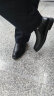 奥康品牌棉皮鞋男时尚冬季保暖休闲棉皮靴加绒男鞋牛皮棉鞋 单拉链黑色195919017 44 实拍图