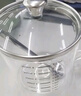 onlycook高硼硅玻璃杯帶蓋帶刻度水杯送勺子男女牛奶杯家用果汁杯-小號 曬單實(shí)拍圖