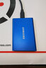 三星（SAMSUNG） T7 NVMe便攜Type-c USB3.2安卓手機電腦外接相機電視移動(dòng)固態(tài)硬盤(pán) ssd游戲機大容量外置存儲 T7極光藍 2TB 曬單實(shí)拍圖