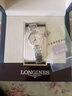 【二手99新】浪琴Longines制表傳統軍旗系列自動(dòng)機械女士腕表 25.5mm表徑 二手浪琴女表 白盤(pán)鉆刻間金L4.309.5.77.7 曬單實(shí)拍圖