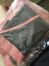 索拉貝大碼健身房瑜伽服運動(dòng)套裝女胖mm200斤跑步寬松晨跑速干衣 粉色上衣+粉色文胸+灰色七分褲 XL 曬單實(shí)拍圖