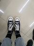 匡威（Converse）男鞋女鞋  黑白經(jīng)典款高幫帆布鞋常青款學(xué)生情侶運動(dòng)休閑鞋板鞋 高幫黑白/70S三星標升級款 38 曬單實(shí)拍圖