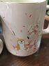 特美刻（TOMIC）馬克杯高顏值描金陶瓷杯創(chuàng)意情侶水杯牛奶咖啡杯子新婚禮物端午禮 國潮紅色300ml 曬單實拍圖