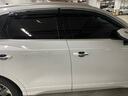 逸福騰適用于13-26款奧迪Q3雨眉晴雨擋車(chē)窗雨眉擋雨板汽車(chē)用品改裝配件 19-26奧迪Q3不銹鋼亮條PC晴雨擋 曬單實(shí)拍圖