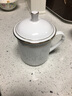 天澤 景德鎮(zhèn)茶杯陶瓷辦公杯子純白家用帶蓋水杯會(huì)議杯手繪玲瓏描金杯 描金玲瓏-竹 曬單實(shí)拍圖