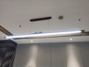 真有材 LED长条灯办公室工业长方形工程平板吊线灯商场超市店铺健身房灯 黑框白光1.2米*10厘米-36瓦 实拍图