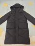 鴨鴨（YAYA）正品長(cháng)款過(guò)膝連帽羽絨服女2025冬季新款時(shí)尚百搭厚實(shí)保暖外套HY 青光黑色 【時(shí)尚版型/氣質(zhì)百搭/現貨速發(fā)】 M 曬單實(shí)拍圖