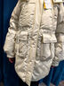 巴拉巴拉兒童長(cháng)款羽絨服冬季童裝中大童保暖女童外套花朵 白色調00311-白鴨絨 160 cm(充絨量160g） 曬單實(shí)拍圖