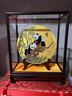 京城世家景泰藍(lán)盤子擺件賞盤中國(guó)特色禮品送老外京劇商務(wù)外事會(huì)議出國(guó)禮物 國(guó)寶熊貓款一【中號(hào)紫檀木框】 曬單實(shí)拍圖