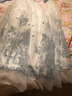 PORTS寶姿 春夏新品中長款半身裙SL8S026KLQ007 天際白混色 M (6) 曬單實拍圖