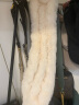 上海故事官方秋冬季围巾女士百搭加厚纯色仿獭兔毛网红围脖白色毛领子 毛球 橡皮粉 实拍图