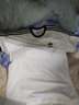 阿迪達斯 （adidas）t恤男 25夏季新款運動服跑步半袖休閑寬松衣服透氣圓領(lǐng)速干短袖男 白色/快干透氣/三條紋/主推款 L 曬單實拍圖