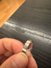 GsunG鉑金戒指男PT950新款情侶對戒白金戒指女簡(jiǎn)約時(shí)尚內弧戒指 按店鋪當天金價(jià)計算 曬單實(shí)拍圖