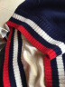 北极绒男童毛衣2023新款儿童加绒加厚立领毛衣中大童8-15岁保暖针织童装 藏青色【加绒】 140cm（建议身高130cm左右） 实拍图