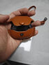 廣齊信【新款現貨】適用小米buds5保護套新款高檔皮套xiaomi buds5耳機殼全包小米buds4保護殼透明Buds5 素皮保護套：咖啡色【不帶掛繩】 小米buds5【新款】 曬單實(shí)拍圖