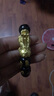 金喜晟 黃金貔貅手鏈男士3d硬足金999轉(zhuǎn)運(yùn)珠皮丘手串女貔恘手鐲七夕禮物 大號(hào)1貔貅+1金珠 金重約4.3g【14mm梵文珠 曬單實(shí)拍圖