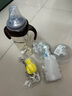 PNUOKN吸管奶瓶寶寶學(xué)飲杯直飲杯1-3歲-6歲喝水喝奶吸管杯防漏防摔ppsu 棕色 330ml （奶嘴+鴨嘴） 曬單實(shí)拍圖