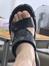 ANCIENTLY涼鞋男2025男鞋夏季新款休閑時(shí)尚軟底沙灘鞋子開(kāi)車(chē)兩用牛皮涼拖鞋 黑色1677 【專(zhuān)柜品質(zhì)】 42 曬單實(shí)拍圖