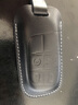 JEEP車(chē)鑰匙包指南者自由光大指揮官自由俠鑰匙套純皮大切諾基頭層牛皮 炫晶黑(C款) 曬單實(shí)拍圖