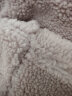 Radinka2023秋冬新款仿羊羔毛绒外套女中长款加厚牛角扣一体毛绒绒外套 长款奶茶粉 M 实拍图