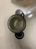 富光 雙頭玻璃杯男女玻璃茶杯泡茶杯單層玻璃杯茶水分離杯 帶茶隔杯子 500ml綠色 曬單實(shí)拍圖