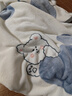 無(wú)印良品A類(lèi)毛巾被夏季牛奶絨空調被夏涼被薄款雙人蓋毯辦公室午休毯毛毯 愛(ài)心熊【一毯多用 四季皆宜】 180x200cm【單件毛毯】 曬單實(shí)拍圖