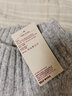 無(wú)印良品 MUJI 女式 含牦牛絨羊毛 寬版毛衣 BAL02A0A 淺灰色 M-L 曬單實(shí)拍圖