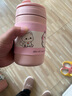 喜具杯女學(xué)生高顏值杯套保溫杯保冷雙飲大容量可愛(ài)吸管直飲兒童便攜杯子 粉色生氣KT-保溫杯 500ml 杯子+【可愛(ài)杯套】+清潔套 曬單實(shí)拍圖