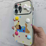 巴蒂尼 可愛(ài)波點(diǎn)小狗適用iPhone16手機(jī)殼蘋果15promax全包防摔14Pro硅膠軟殼13/12支架手鏈卡通創(chuàng)意 【波點(diǎn)小狗】隱形支架+珠鏈*電鍍大視窗 iPhone 15 曬單實(shí)拍圖