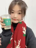 CRANTA KOMEIA紅色百搭韓版針織毛線圍巾秋冬季生日七夕情人節(jié)禮物 雪花鹿紅 高級感輕奢送女朋友實(shí)用老婆 曬單實(shí)拍圖