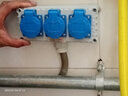 LXEE 防爆插座 防暴雨五孔明裝通用86型暗裝工業(yè)防水戶外開關(guān)220V插銷 三位五孔插座10A 防水插座 曬單實(shí)拍圖