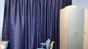 雷纳丝格马克棉灰蓝色高遮光窗帘加厚棉麻提花窗帘现代客厅卧室隔热遮光帘 马克棉-奶茶色 （3-5种颜色）小样 实拍图