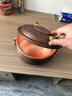 銅之魂 湯鍋燉鍋熬粥煲湯火鍋涮肉燜飯紫銅復古手工加厚電磁爐加厚家用 24CM 加深湯鍋 燃氣 無(wú)頂 24cm 曬單實(shí)拍圖