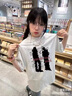 7家優(yōu)品圓領(lǐng)重磅短袖T恤男女同款夏季美式復(fù)古純棉半袖情侶體恤衫上衣服 YSXS-CM934花灰色 XL 曬單實(shí)拍圖